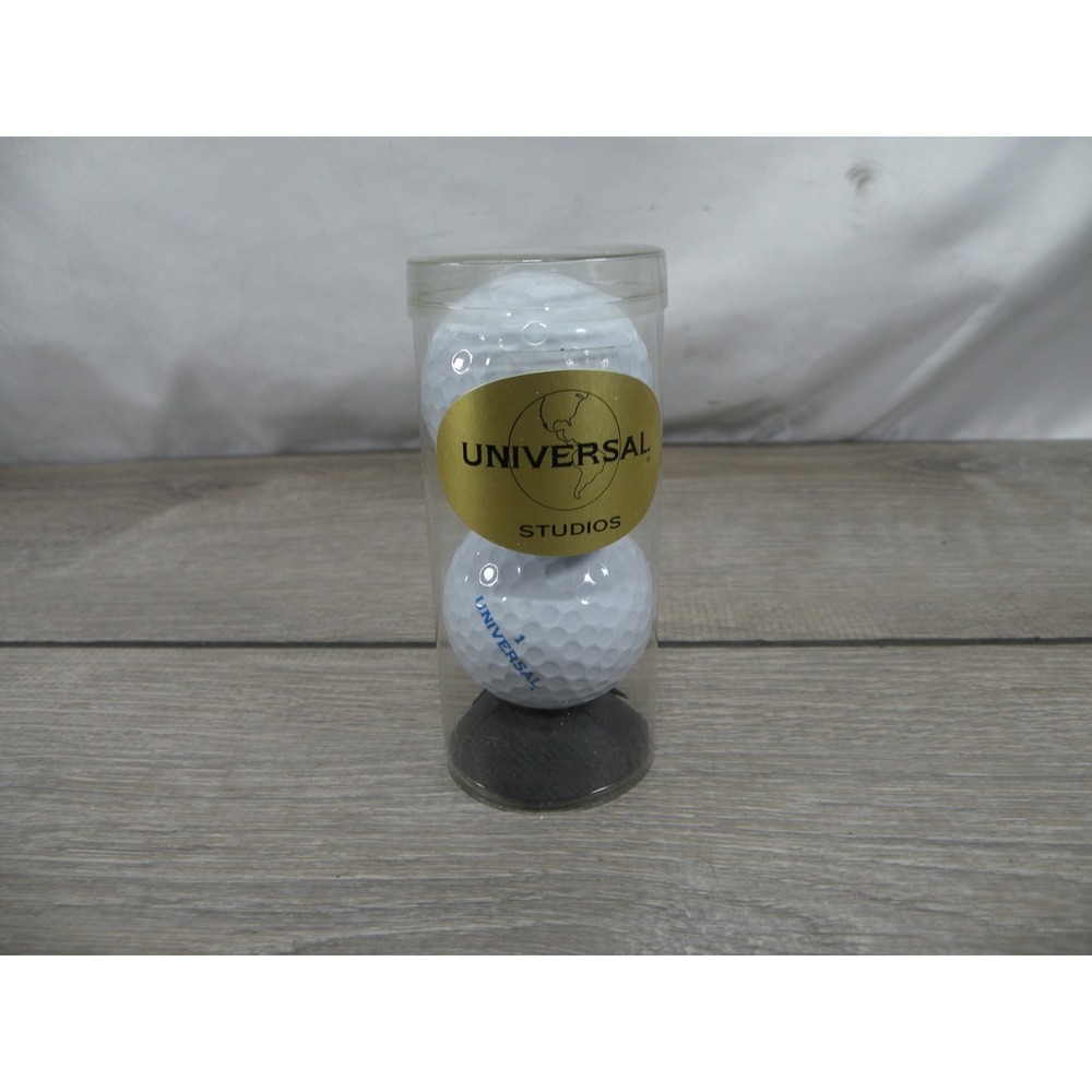 Universal Studios Souvenir Golf Balls - Set of 2 New in Tube